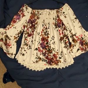 luq julliet crochet knit top